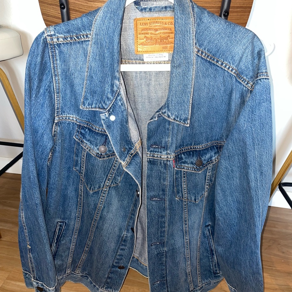 Levi's Blue Lightweight Shirt Jacket Trucker Style